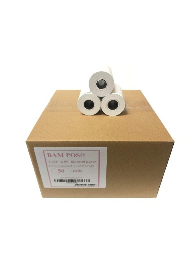 BAM POS 50-Piece Thermal Paper Roll - Image 2