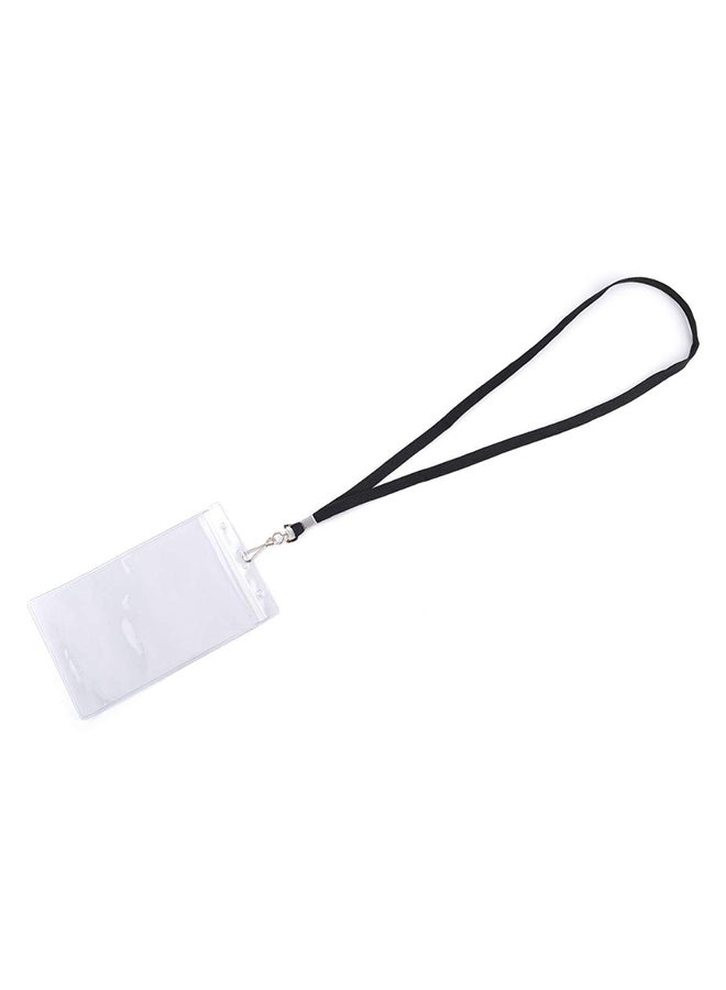 إل جي جي حامل بطاقات هوية من 48-قطعة أسود/شفاف - Image 1