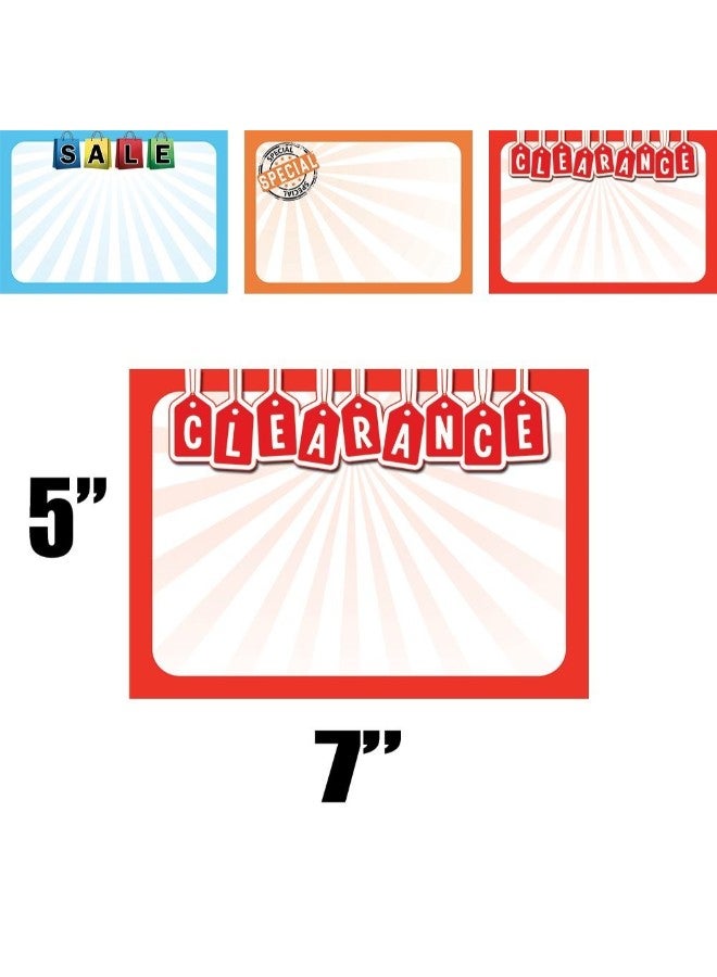 Retail Genius Pack Of 60 Sale Sign Multicolour - Image 3