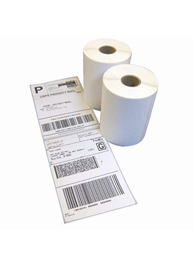 9527 برودكت 6 بكرات ملصقات تصنيف حرارية مباشرة للشحن أبيض - Image 3