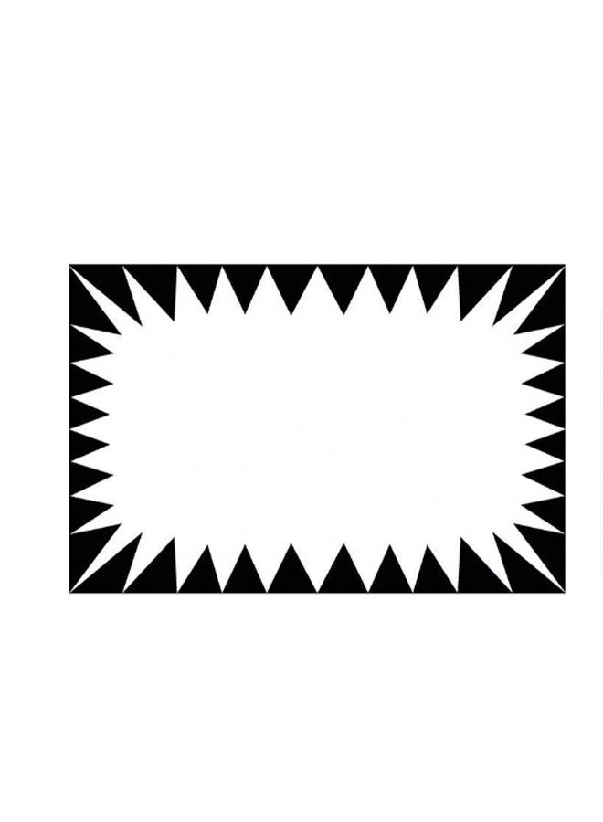 Ifusion Pack Of 60 Price Burst Sign Black/White - Image 1