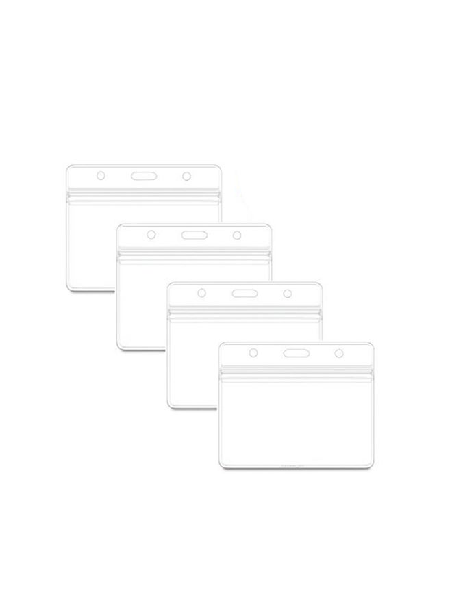 MIFFLIN Pack Of 100 Horizontal Badge Holders Clear - Image 1