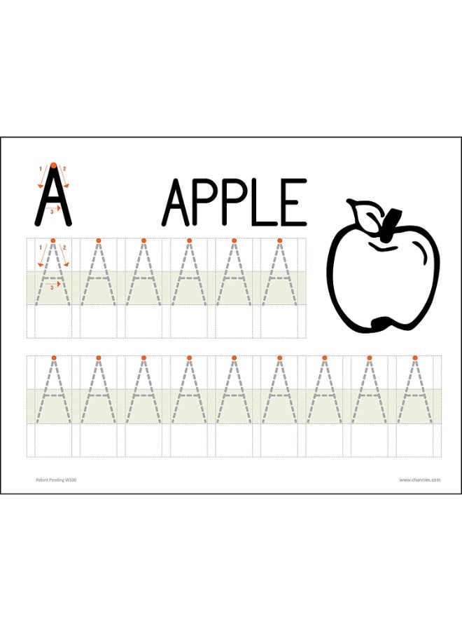 Channie's Learn Alphabet Practice Handwriting And Printing Workbook Cards - Image 3