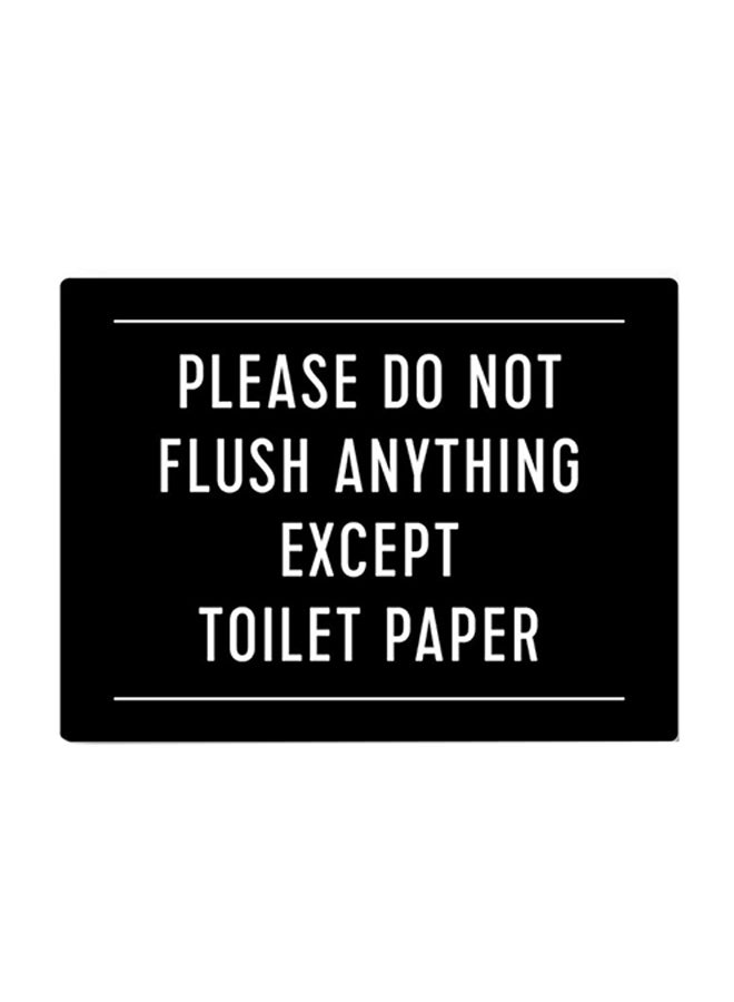 Rosenkranz & Co. Toilet Paper Sign Black  - Image 1