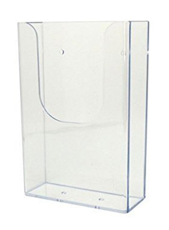 Wide Wall Mount Brochure Holder Clear - v1552975003/N21838938A_1