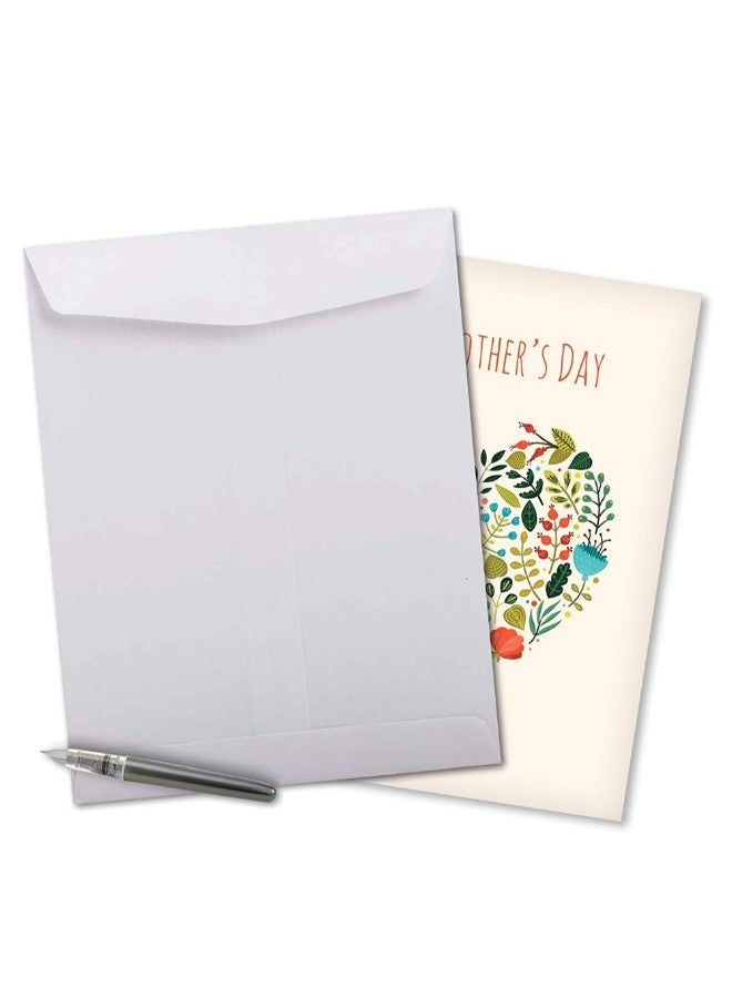 The Best Card Company Sweet Floral Sprays Surrounding The Words Thank You Mother's Day Greeting Card - Image 3