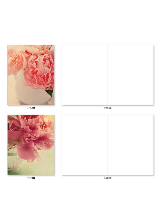 The Best Card Company - 10-Piece Full Blooms Blank Note Cards With Envelope - Image 1