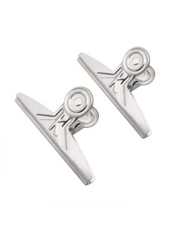 Coideal 2-Pcs Bulldog Clips Silver  - Image 1