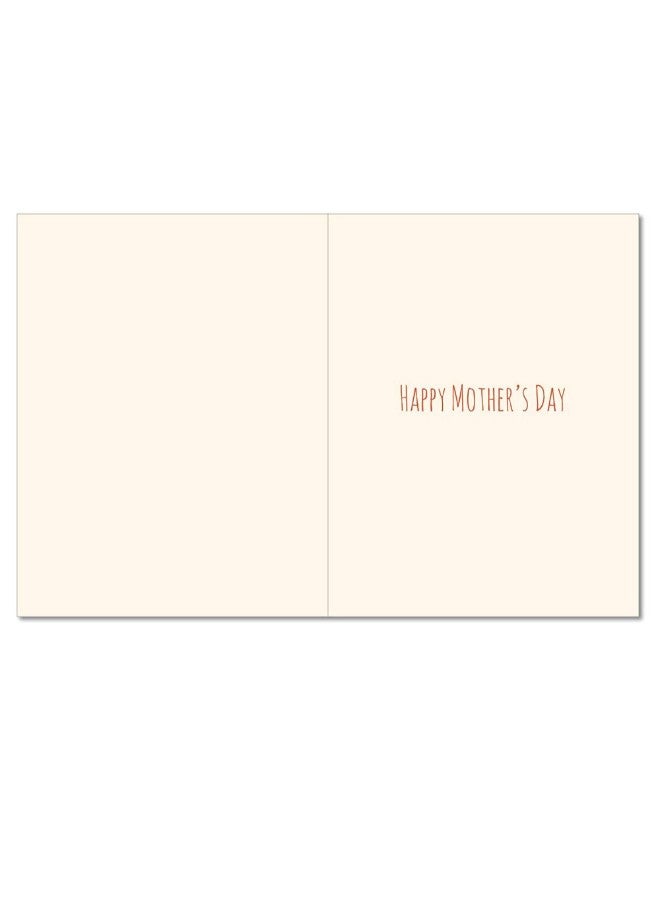 The Best Card Company Sweet Floral Sprays Surrounding The Words Thank You Mother's Day Greeting Card - Image 2