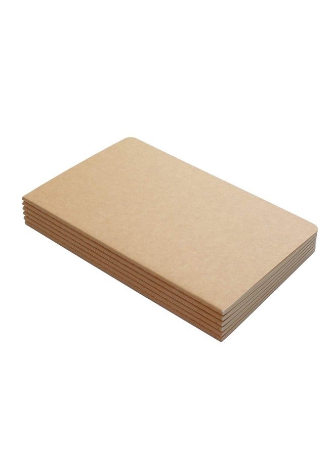 توون 6-Piece Travel Journal Notebook Brown  - Image 3