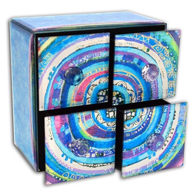 Biggdesign Wooden Evil Eyes Jewelry Box  - Image 2
