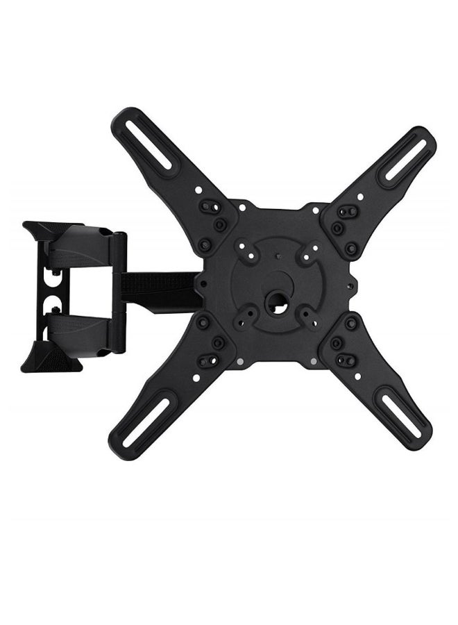 Single Monitor Adjustable Wall Mount Black