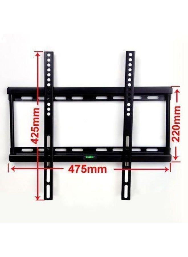 Flat TV Bracket Wall Mount Black - Image 2