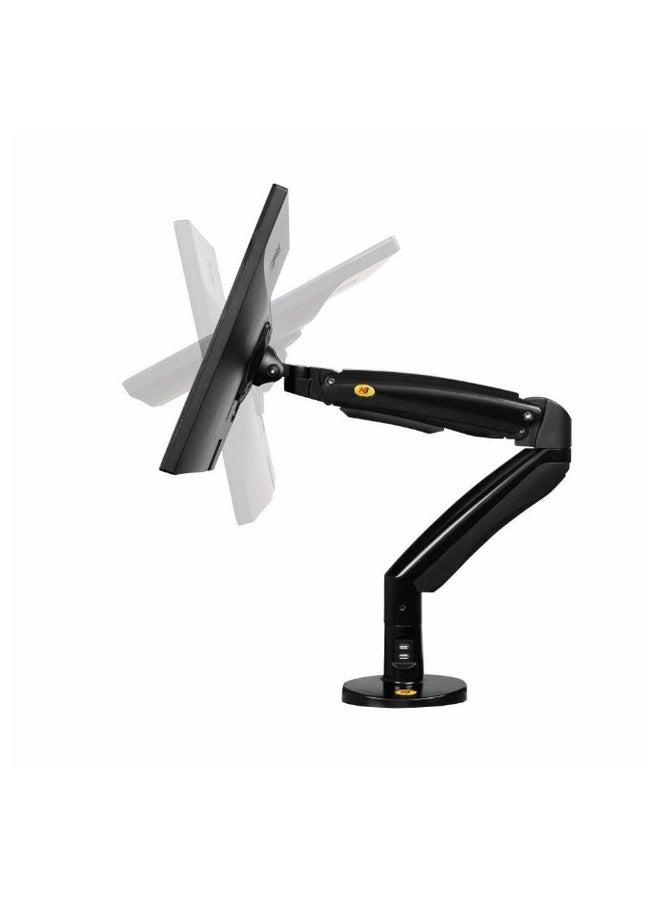 حامل تلفزيون قوي للطاولة أسود/ أبيض - Image 1