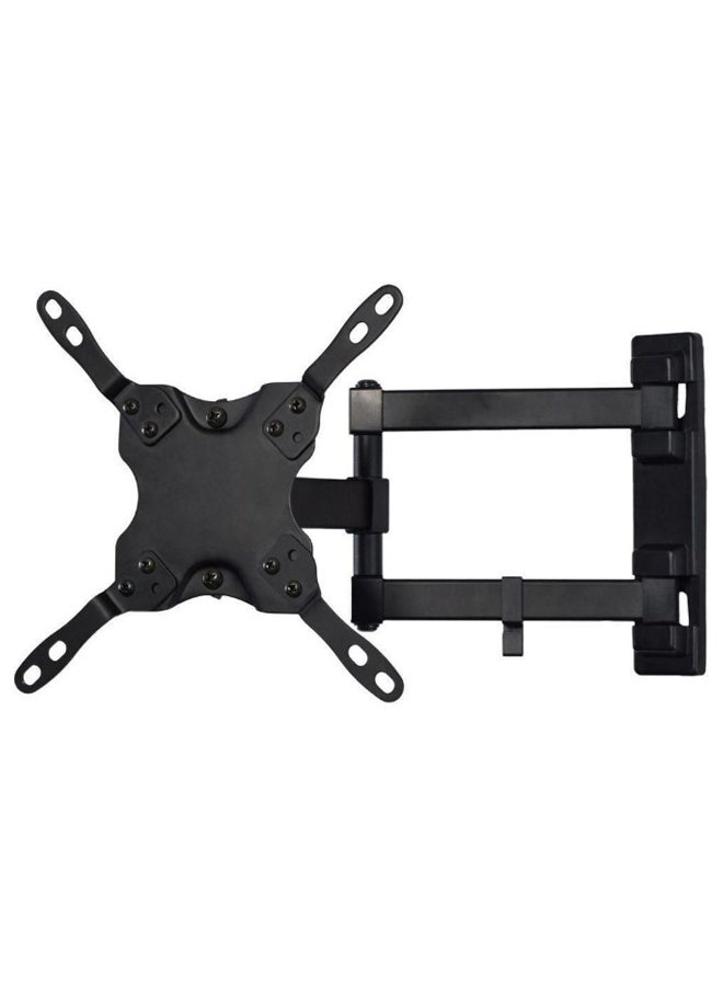 Single Monitor Adjustable Wall Mount Black