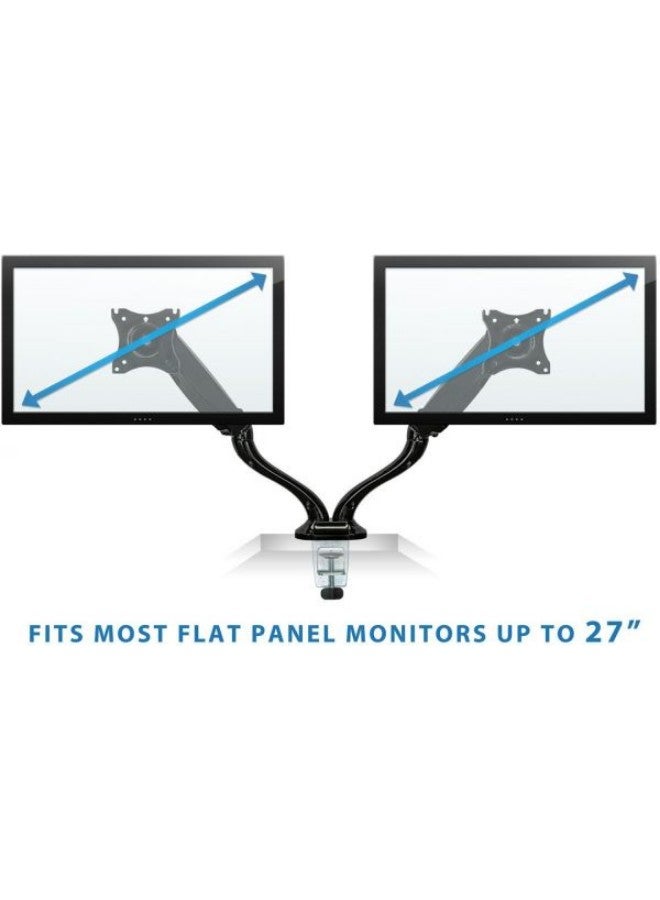 Dual Monitor Articulating Stand Black - Image 2