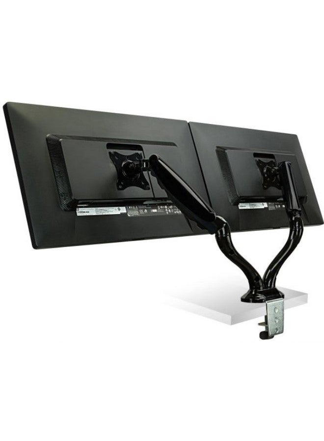 Dual Monitor Articulating Stand Black - Image 3