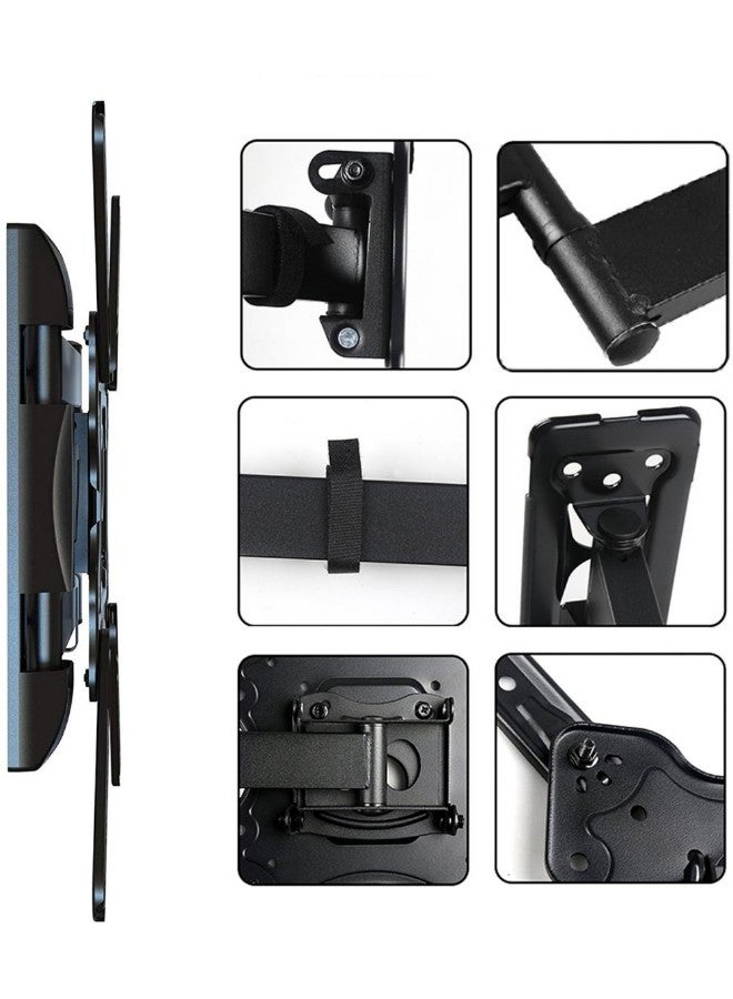 Full Motion Wall Mount TV Bracket Black - Image 4