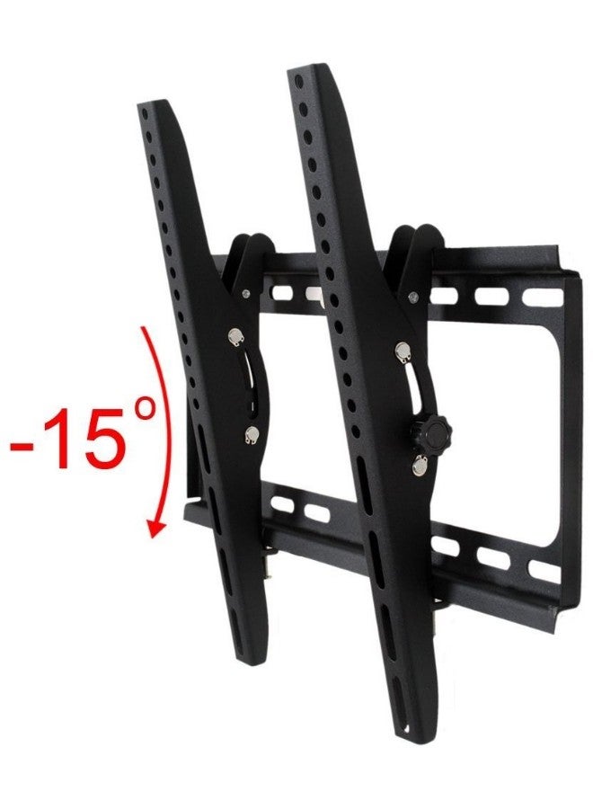 Tilting TV Wall Mount Bracket,26-55 Inch Flat Screen TVs,LCD, OLED,4K TV Wall Bracket/Space Saving Sturdy Support With Installation Accessories (Black) Black  - Image 2