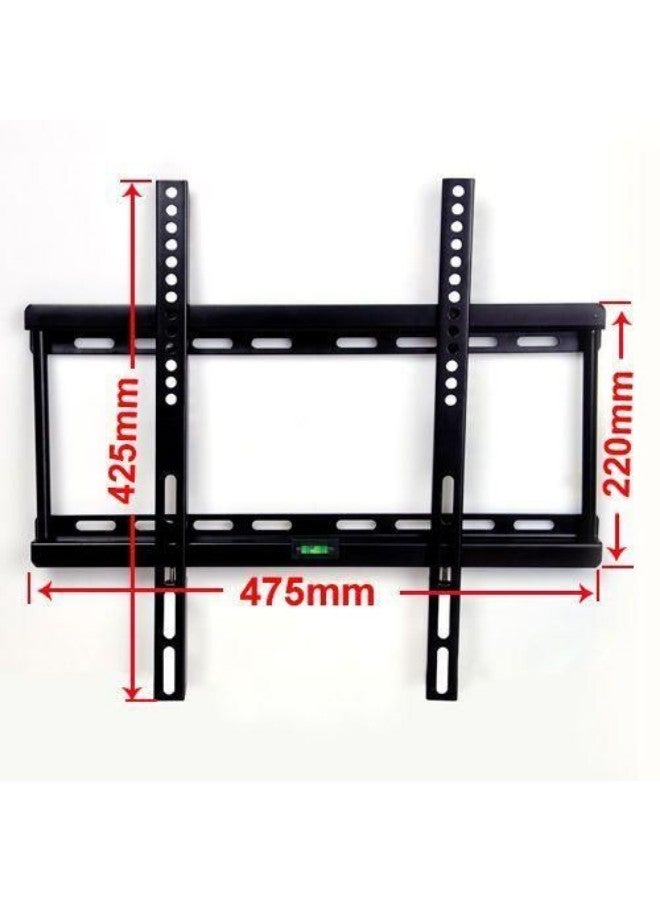 Flat TV Bracket Wall Mount Black - Image 3