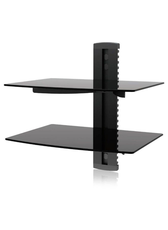 Adjustable Shelf TV Wall Bracket Mount For Below 32 Inch Black