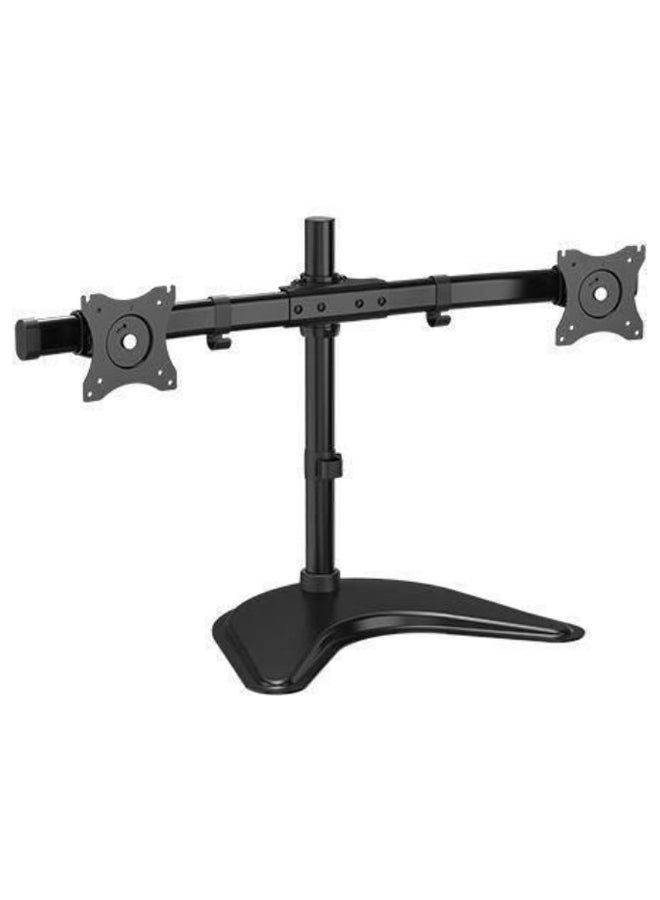 Dual Desk Monitor Mount Stand Black - Image 1