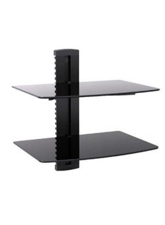 2-Layer Shelf Wall Stand TV Mount For Below 32 Inch Black
