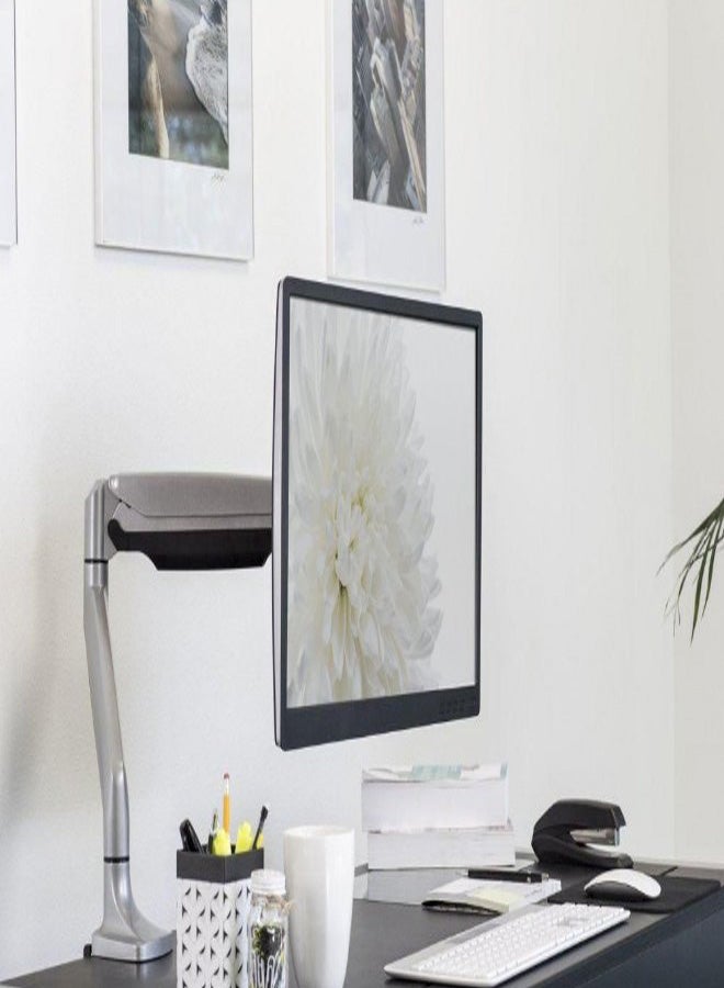 Adjustable Monitor Desk TV Mount Silver - Image 2