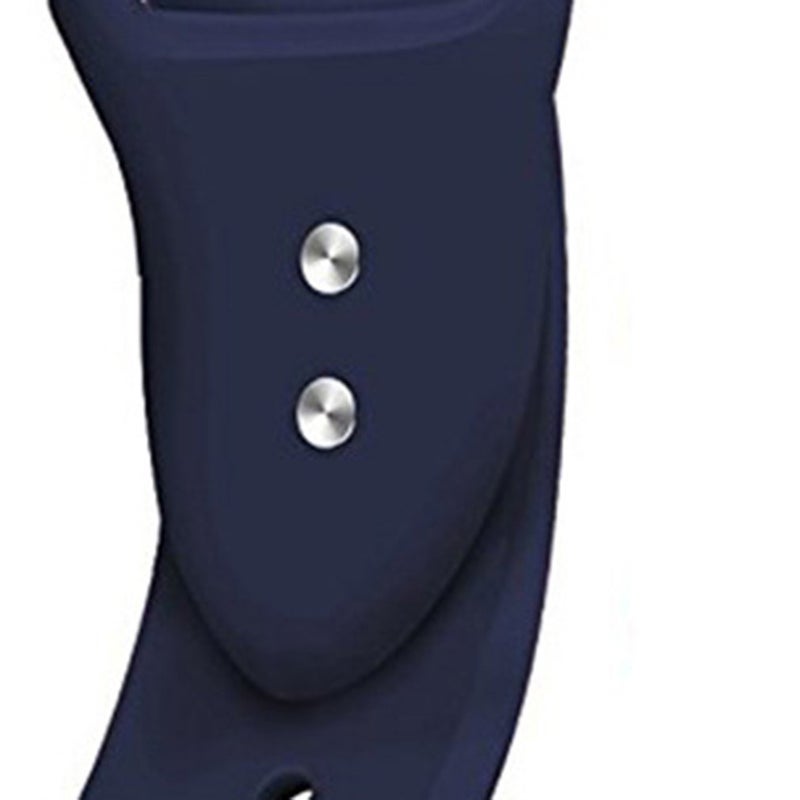 Generic - Sport Band For Apple Watch 42Mm 38Mm Silicone Sport Strap Replacement Bands Blue - Image 1