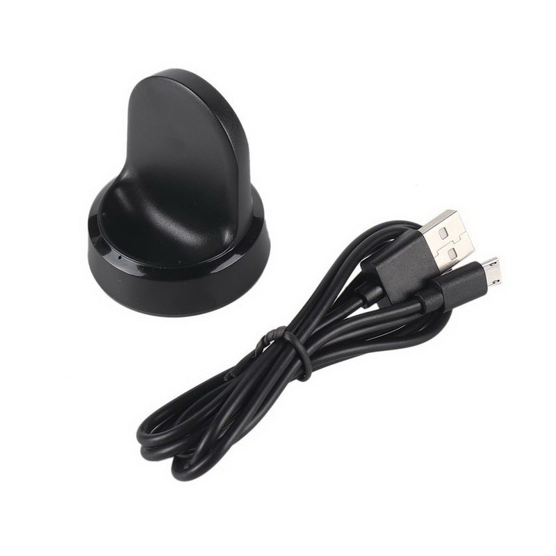 Wireless Charging Dock Magnetic Cradle Charger For Samsung Gear S3 Smart Watch Black  - Image 1