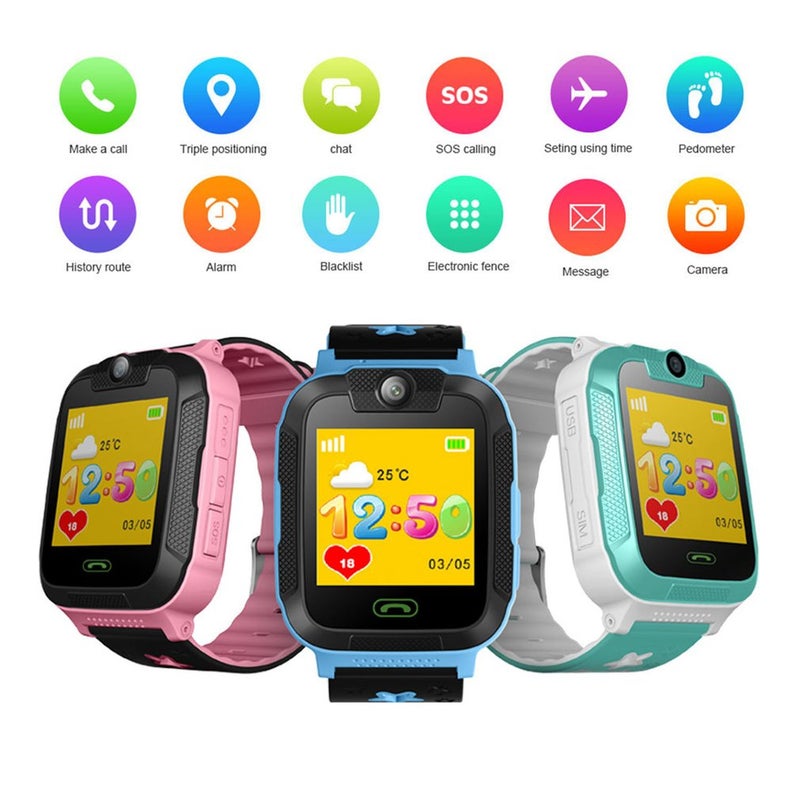 ساعة ذكية بشاشة 1.4 بوصة تعمل بتقنية 3G ومزودة بعداد خطى وشريحة SIM وتدعم التتبع في الوقت الفعلي، مناسبة للأطفال، لون وردي - Image 4