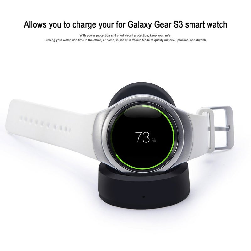 Wireless Charging Dock for Samsung Gear S3 Black  - Image 3
