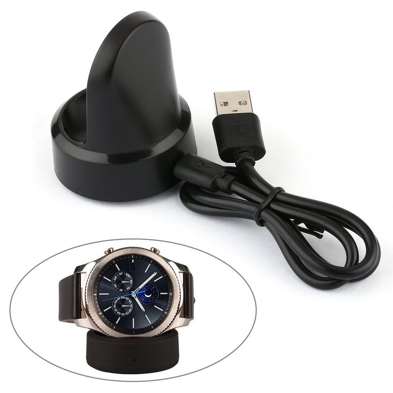 Wireless Charging Dock for Samsung Gear S3 Black  - Image 4