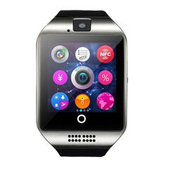 Generic Q18 Smart Watch 1.5 Inch Remote Camera Sleep Monitor Support SIM Card Silver  - Image 2