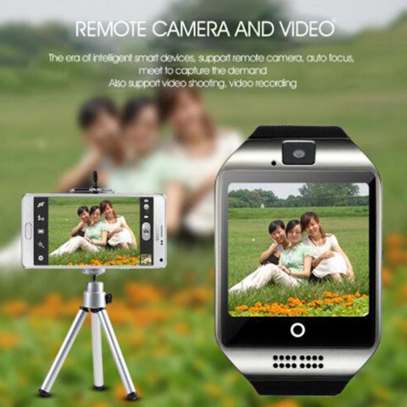 Generic - Q18 Smart Watch 1.5 Inch Remote Camera Sleep Monitor Support SIM Card Silver - Image 1