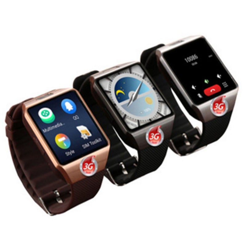 Generic - 2018 New Android Wifi Smart Watch Qw09 3g Smart Watch Camera Watch Black - Image 1