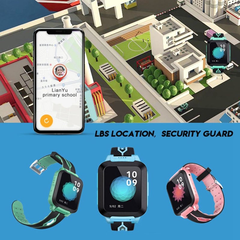 Y30 IP68 Waterproof Smart Watch Touch Screen With GPS Camera Cell Phone Watch Green - Image 3