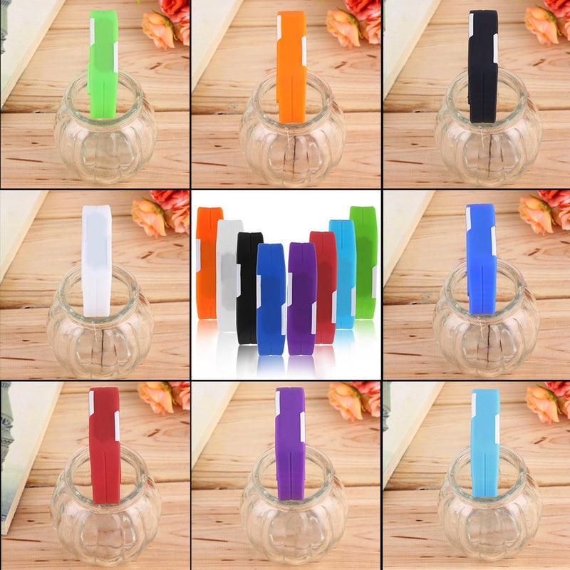 Mens Women Soft Silicone LED Watch Sports Bracelet Digital Wrist Watch One Size Red - Image 5