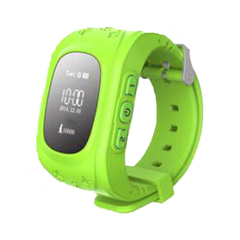 Kids Q50 Accurate Tracker SOS Emergency Anti-Lost Smart Watch For Android Green