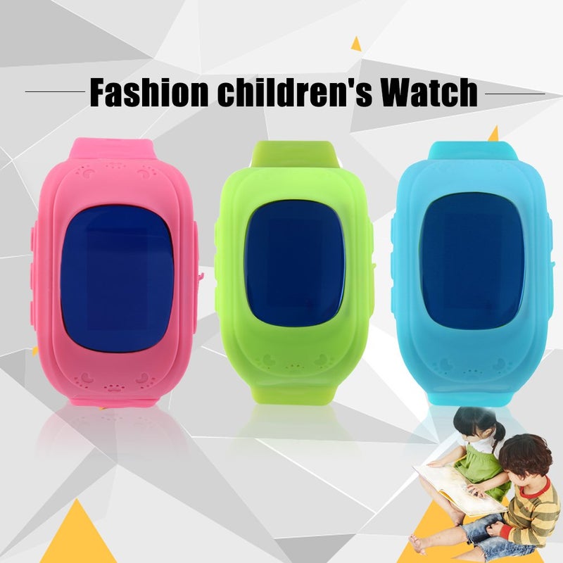 Kids Q50 Accurate Tracker SOS Emergency Anti-Lost Smart Watch For Android Green