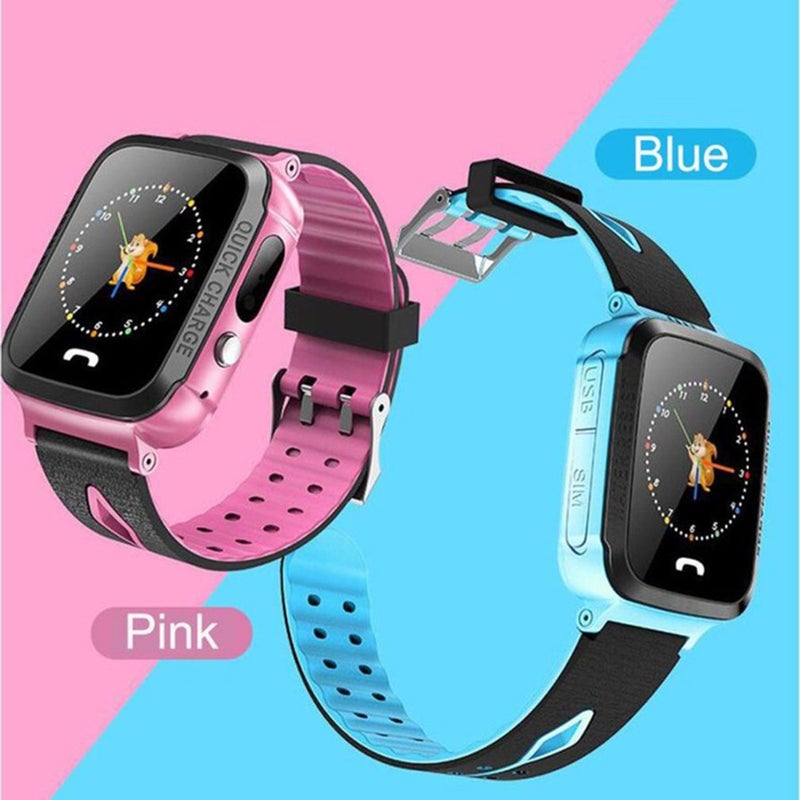 Generic - Y34 GSP Tracker Smart Watch Pink - Image 1