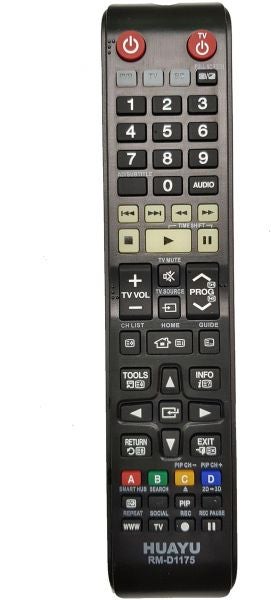 Huayu Remote Control For Samsung Blu Ray DVD And Home Theaters Black/Red/Yellow - Image 2