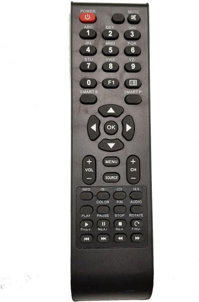 HCE Remote Control For LCD/LED TV Black - Image 2