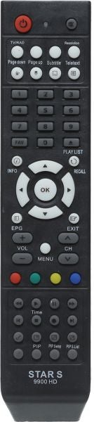 Remote Control For Starsat 9900 HD Receiver Black - v1552991486/N22670469A_2