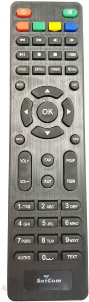 أتش سي إي جهاز تحكم عن بُعد لجهاز استقبال ساتكوم أسود/أحمر/أصفر - Image 2