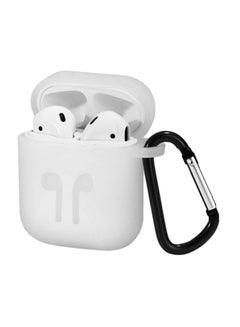 FUVISION Protecting Case Cover For Apple AirPods White 