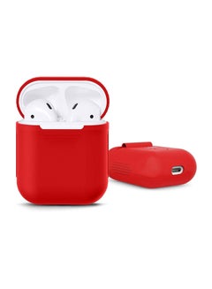 Protecting Case Cover For Apple AirPods Red