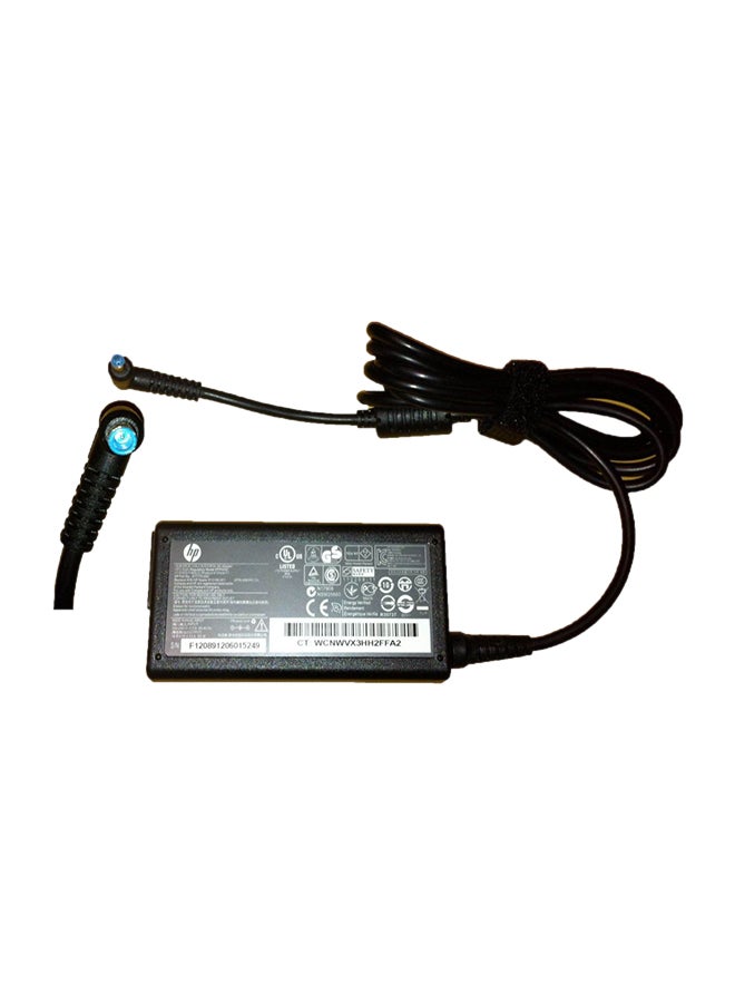 HP HP 65W  Blue Pin AC Adapter Black 