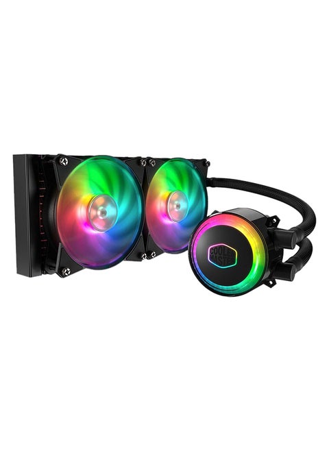 Master Masterliquid Ml240R Addressable Rgb All-In-One Cpu Liquid Dual Chamber Intel/ Support Cooling