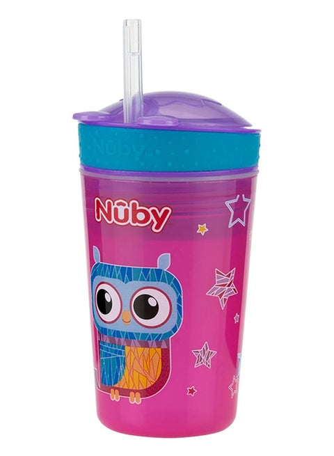Snack N' Sip Straw Cup With Snack Portion
